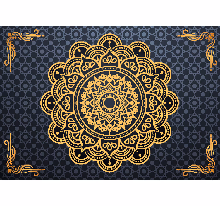 Mandala wall mural sophisticated mandala art - TenStickers