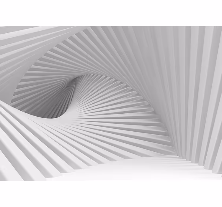 Waves of stairs 3D Wall Mural - TenStickers
