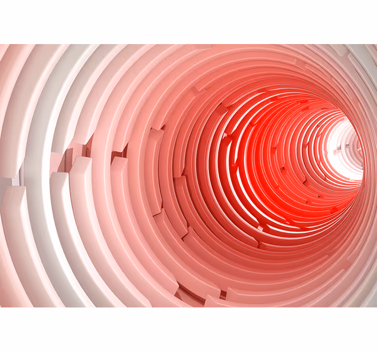 Stereoscopic 3D Wall Mural - TenStickers