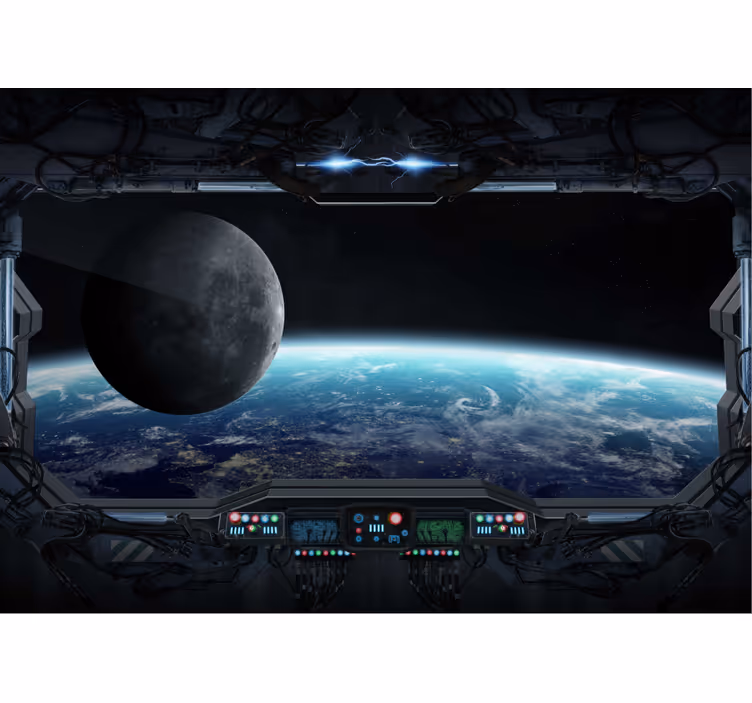 Space mural cosmic perspective - TenStickers