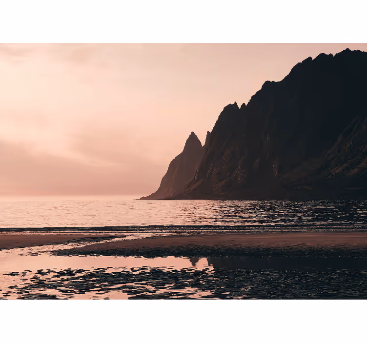 Coastal Horizon View landscape mural wallpaper - TenStickers