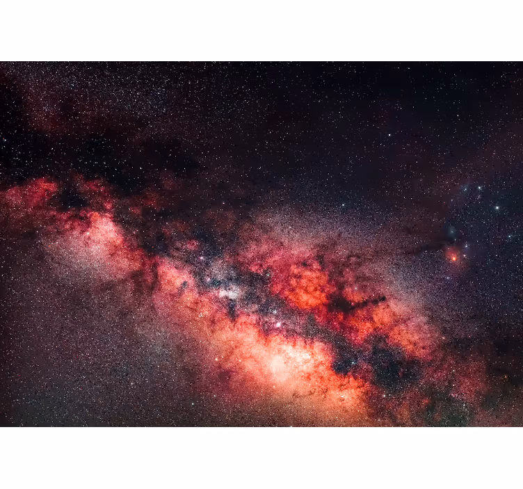 Space mural galactic nebula scene - TenStickers