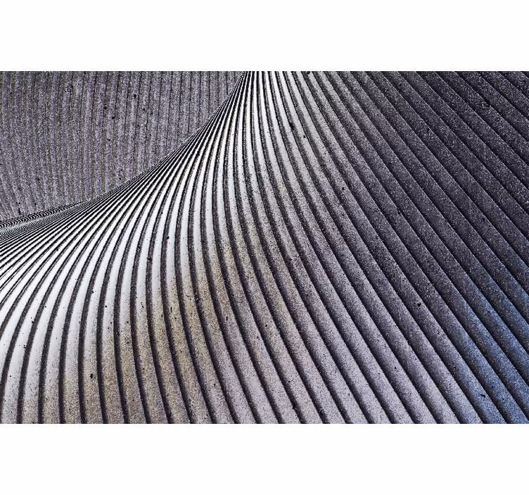Texture wall mural curved sand designs - TenStickers