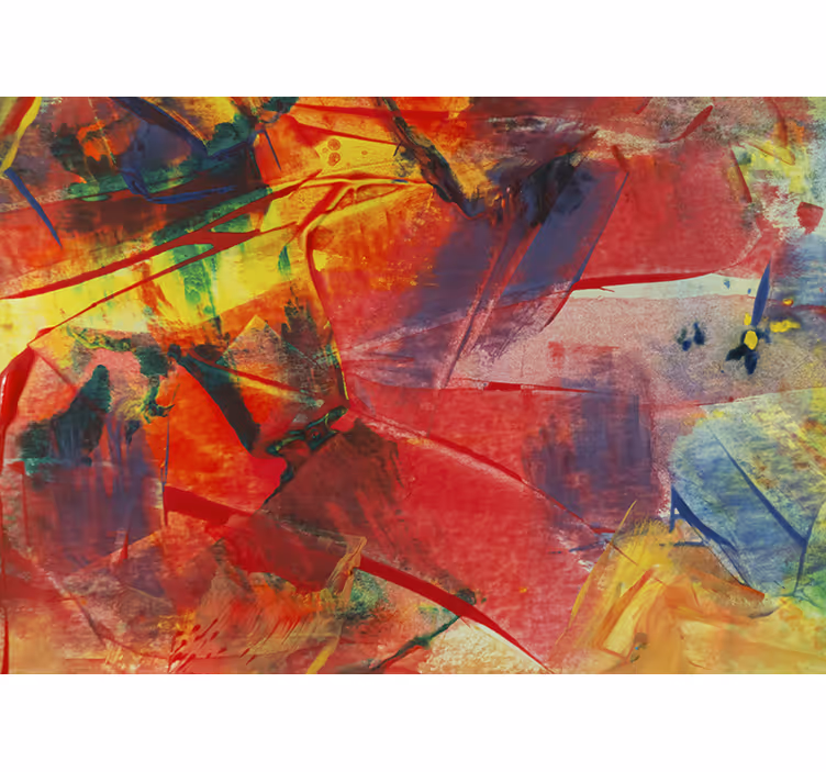 Abstract wall mural dynamic color blend - TenStickers