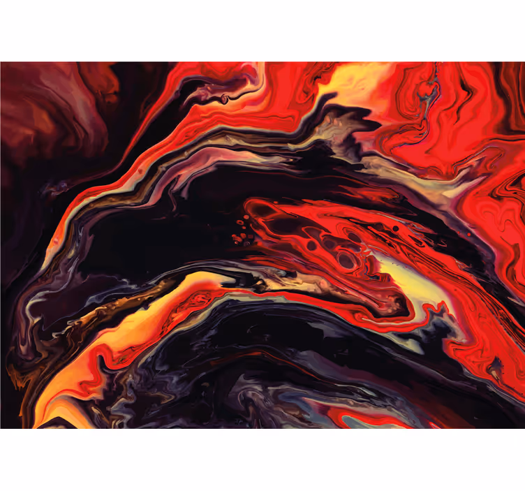 Brown and red marble Abstract Wall Murals - TenStickers