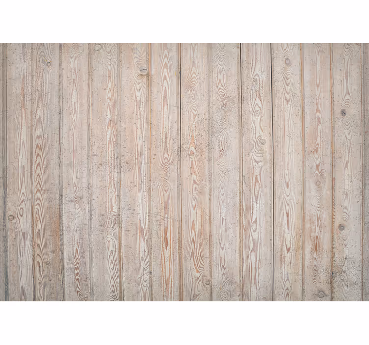 Wood look wallpaper light wooden panels - TenStickers