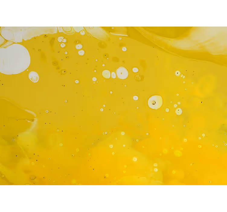 Abstract wall mural swirling yellow patterns - TenStickers