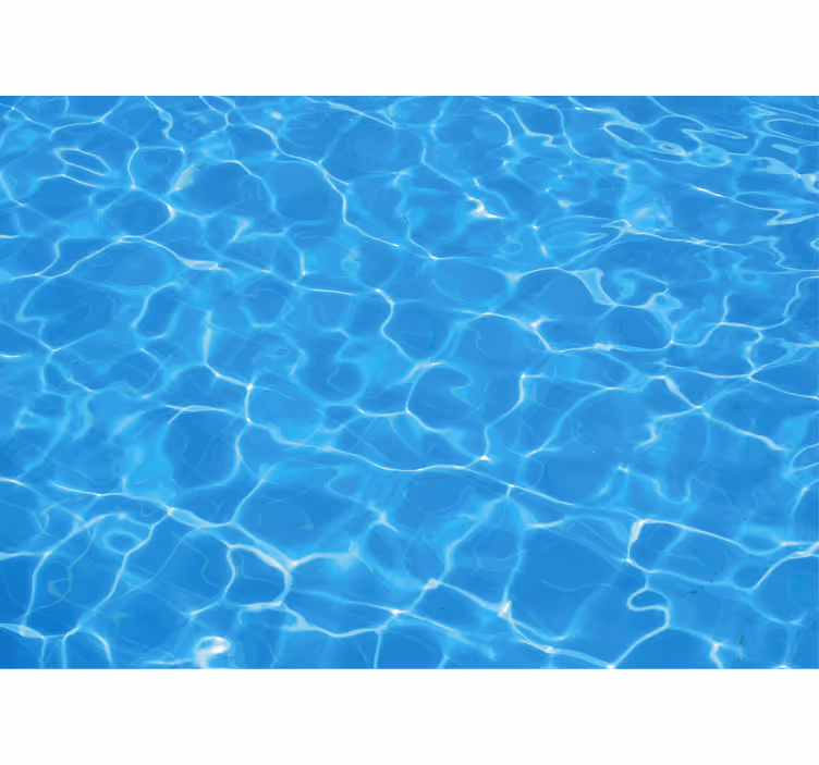 Sea mural clear water surface art - TenStickers
