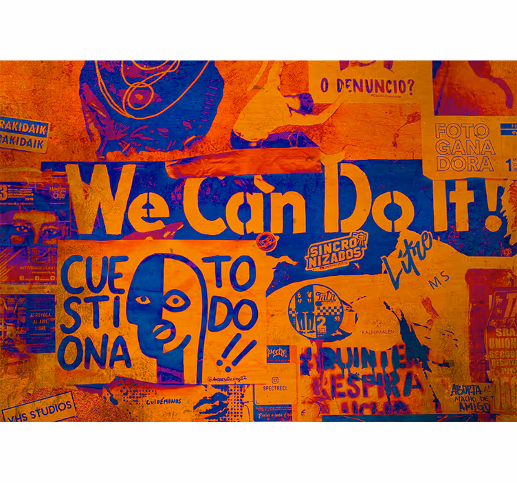 Graffiti wall mural empowered expression - TenStickers