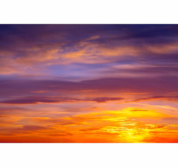Sky mural majestic sunset view - TenStickers