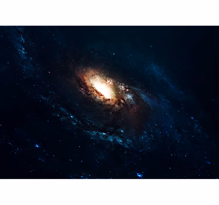 Space mural galactic swirl design - TenStickers