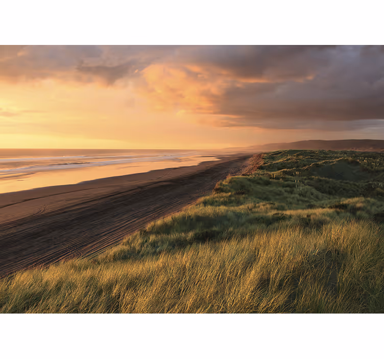Seaside sunset harmony sea mural - TenStickers