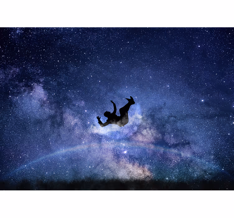 Space mural cosmic journey in the stars - TenStickers