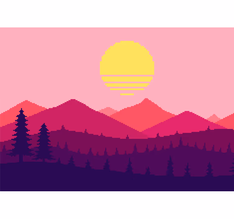 Sunset aesthetic Teenage Wall Murals - TenStickers