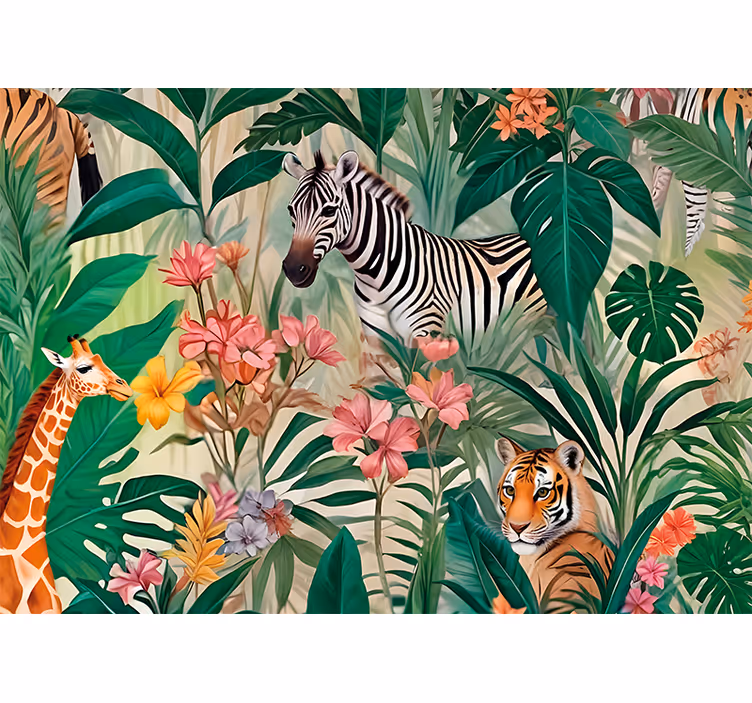 Nature explosion wall mural - TenStickers