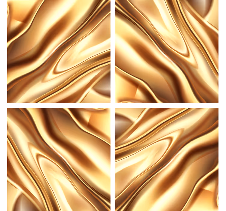 Coaster with fluid wave design - TenStickers