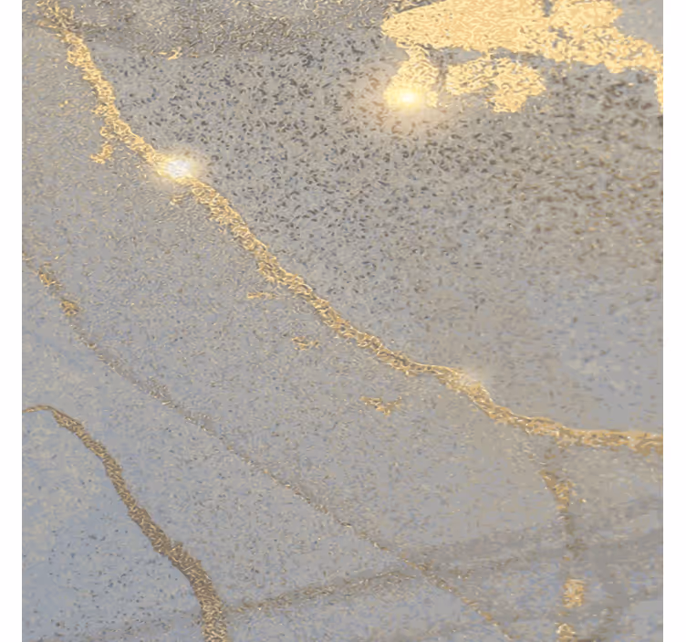 Elegant gold foil surface coaster - TenStickers