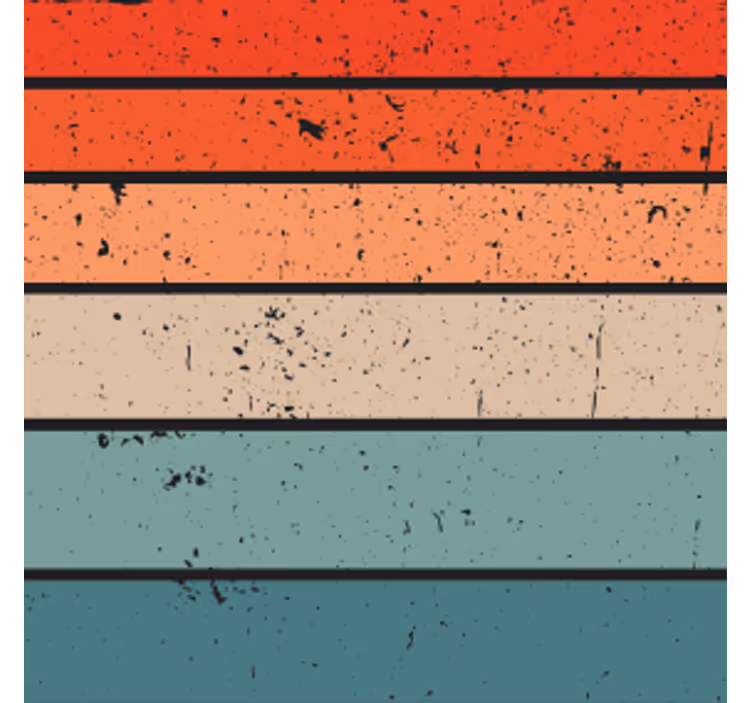 Textured striped layers coaster - TenStickers