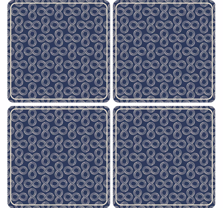 Infinity Symbol modern coaster - TenStickers
