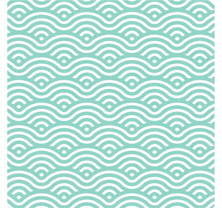Green tiny round tile coasters - TenStickers