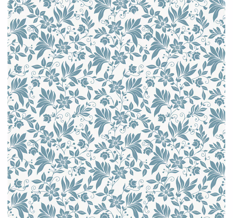 Floral textured surface coaster - TenStickers