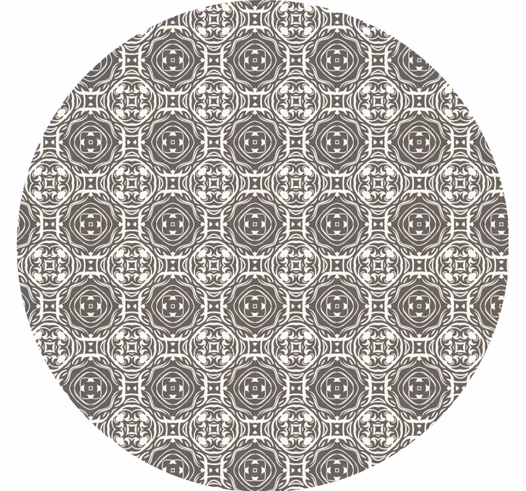 Coaster with circular patterned surface - TenStickers