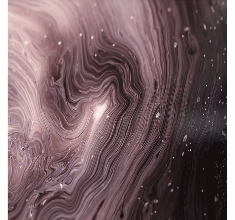 Coaster with fluid marble design - TenStickers