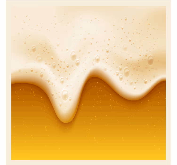 Bubbles and foam beer mats - TenStickers