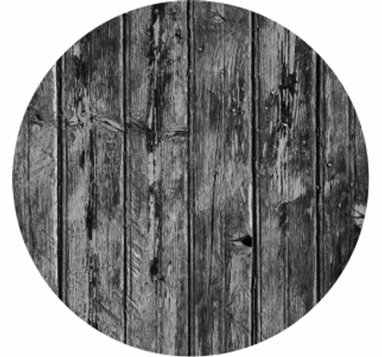 Rustic wood grain coaster - TenStickers