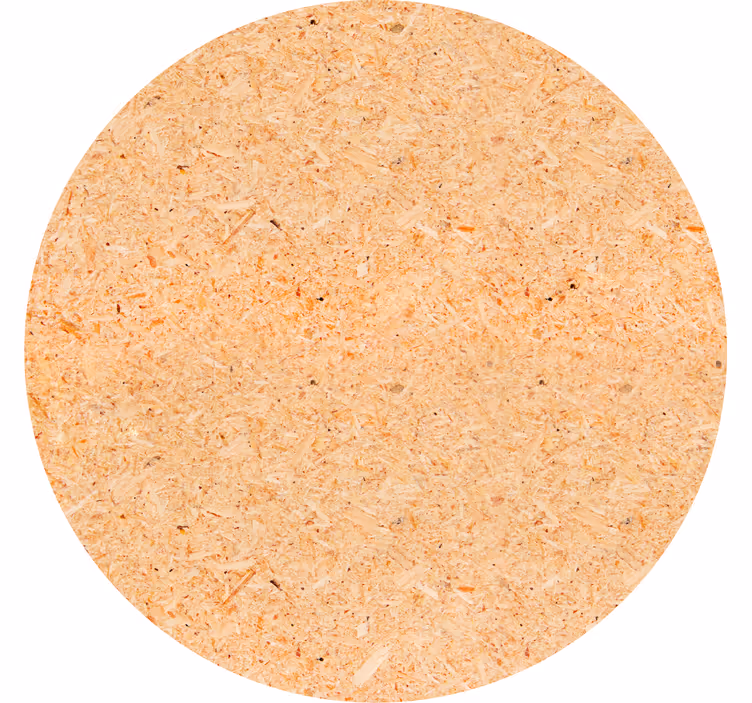 Round natural material coaster - TenStickers