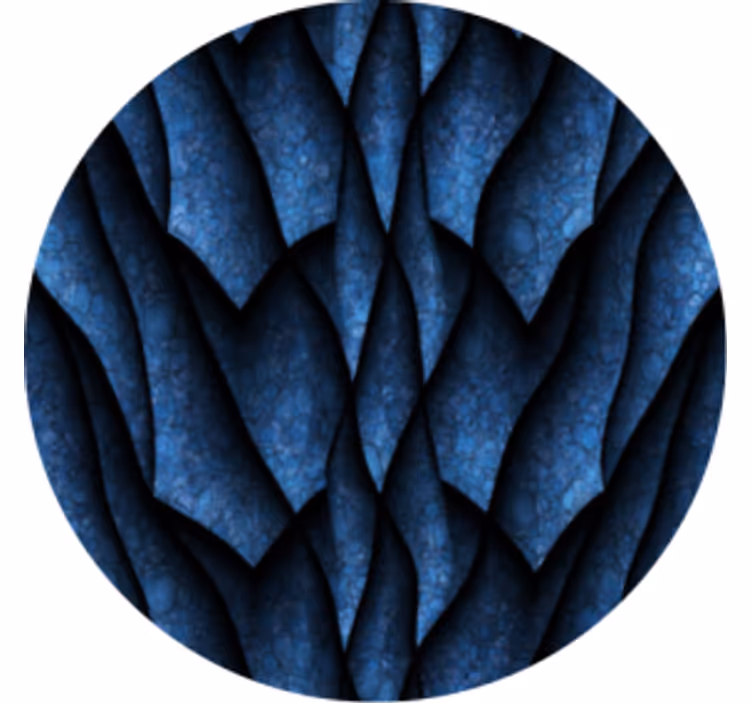 Textured wave pattern coaster - TenStickers