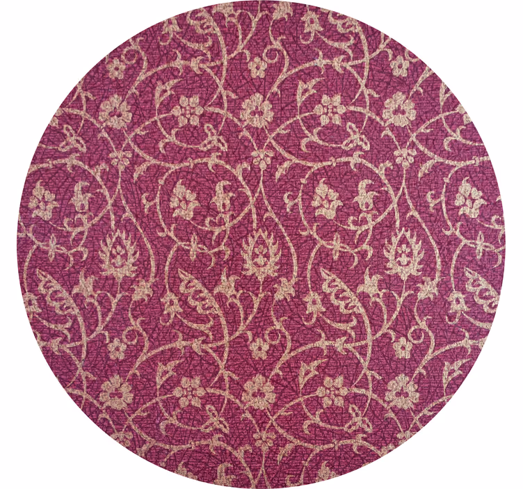 Floral motif surface coaster - TenStickers
