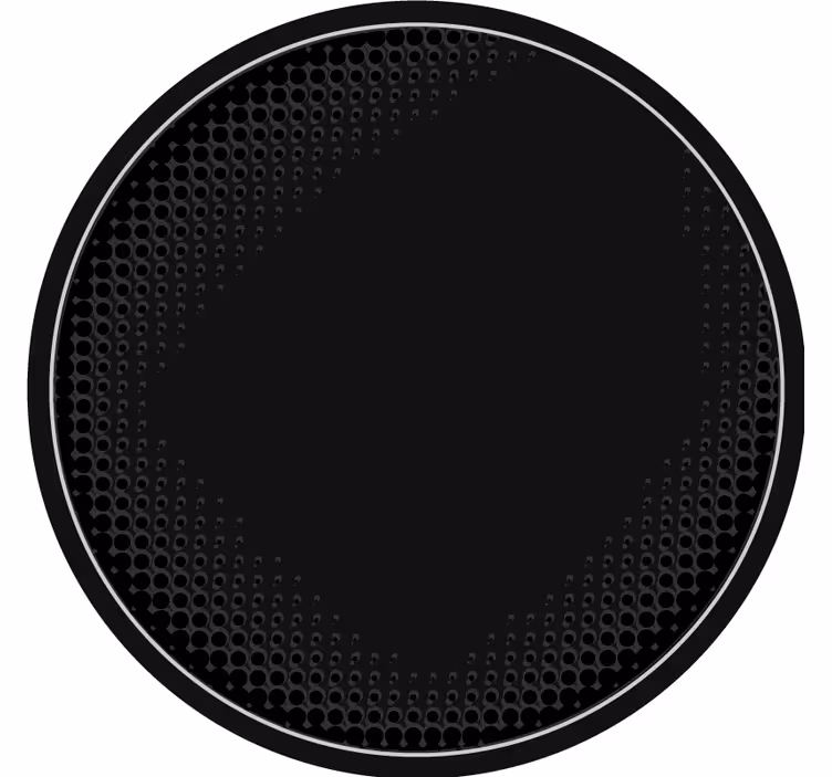 Black with frame vintage coaster - TenStickers