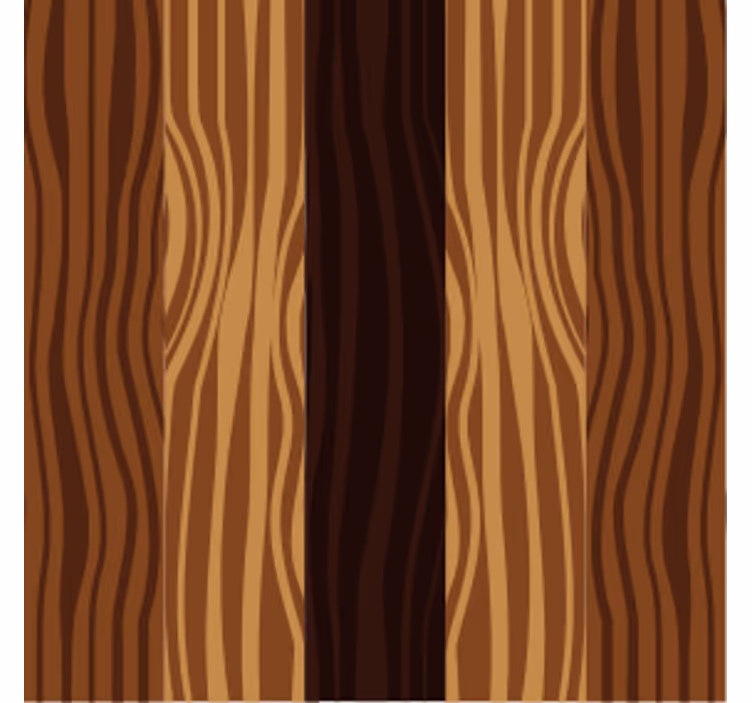 Natural wood grain coaster - TenStickers