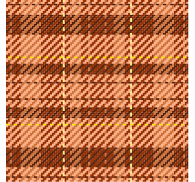 70's fabric pattern vintage coaster - TenStickers