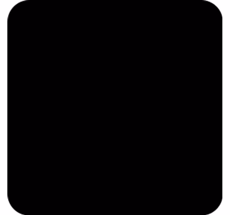 Coaster simple square surface - TenStickers