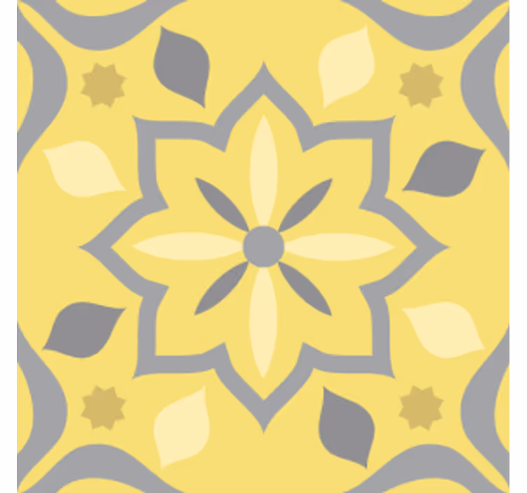 Wedding coasters floral print design - TenStickers