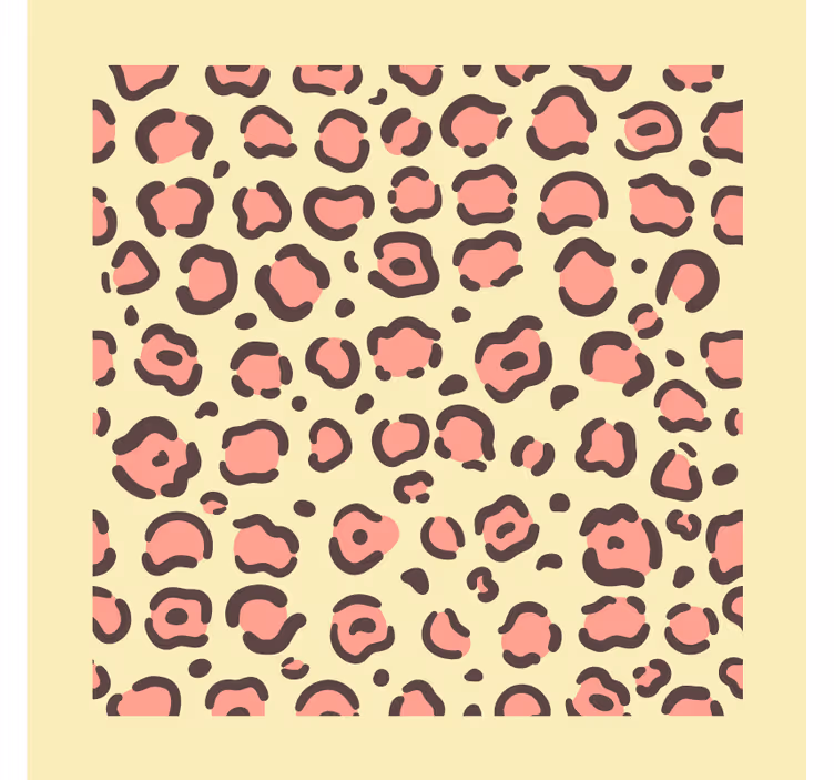 Modern coasters leopard spot design - TenStickers