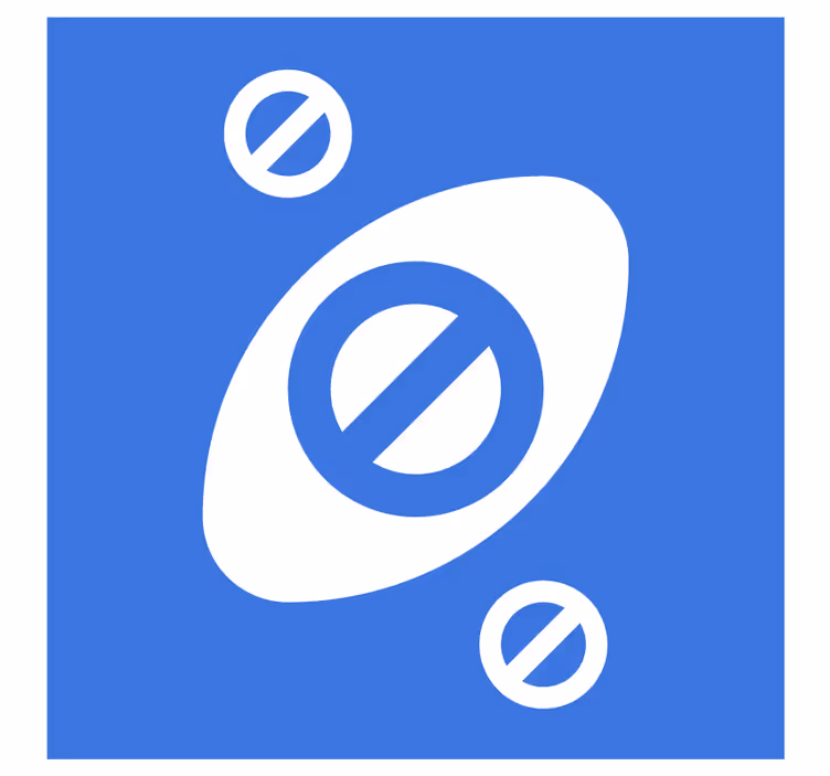 Abstract blue shapes beer mats - TenStickers