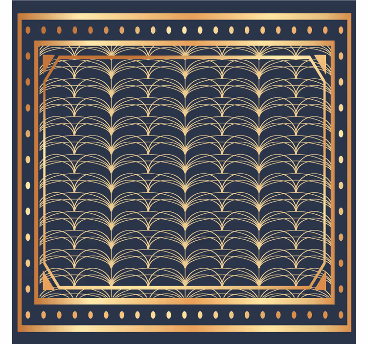 Elegant geometric pattern coaster - TenStickers