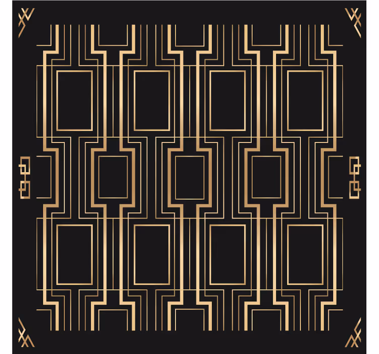 Geometric patterned coaster - TenStickers