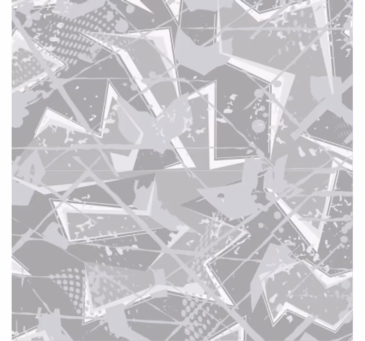 Abstract geometric motif coaster - TenStickers