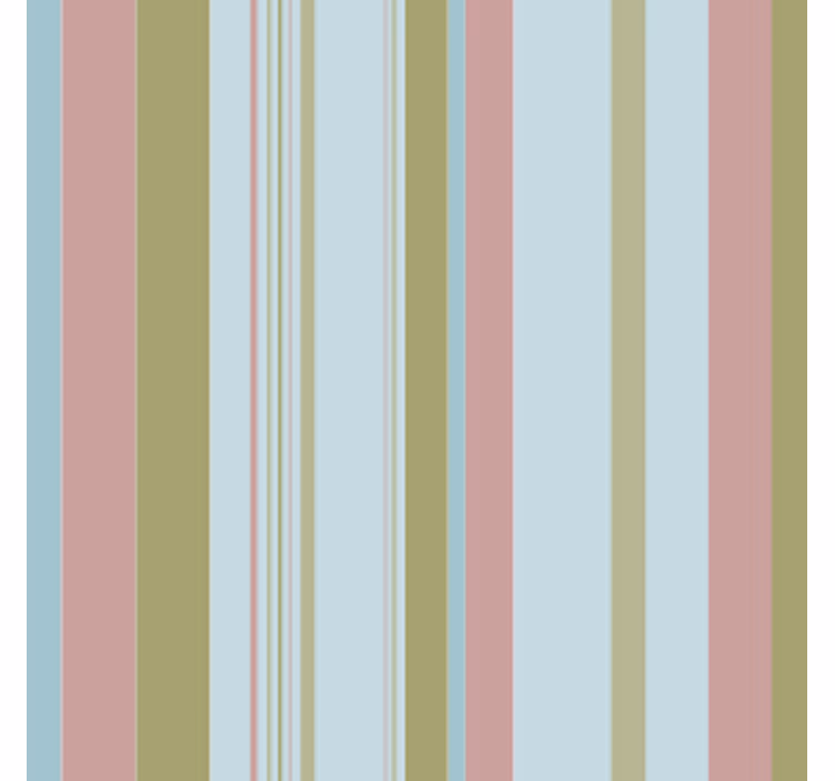 Vibrant striped motif coaster - TenStickers