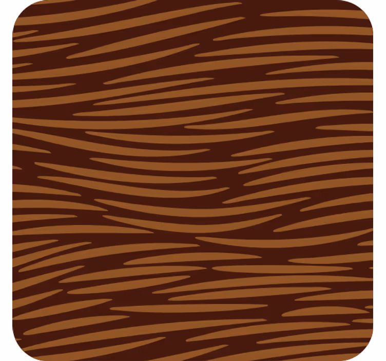Wood grain pattern coaster - TenStickers