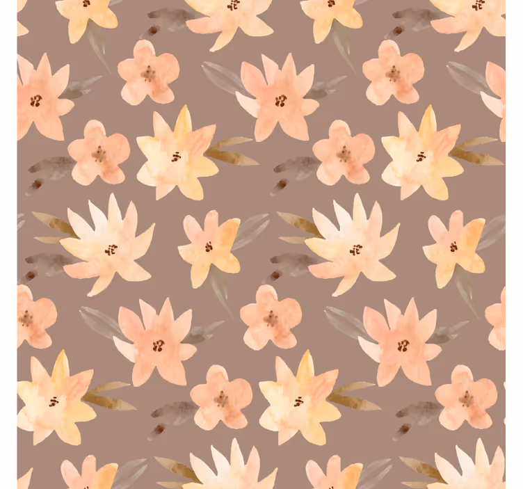 Botanical motif surface coaster - TenStickers