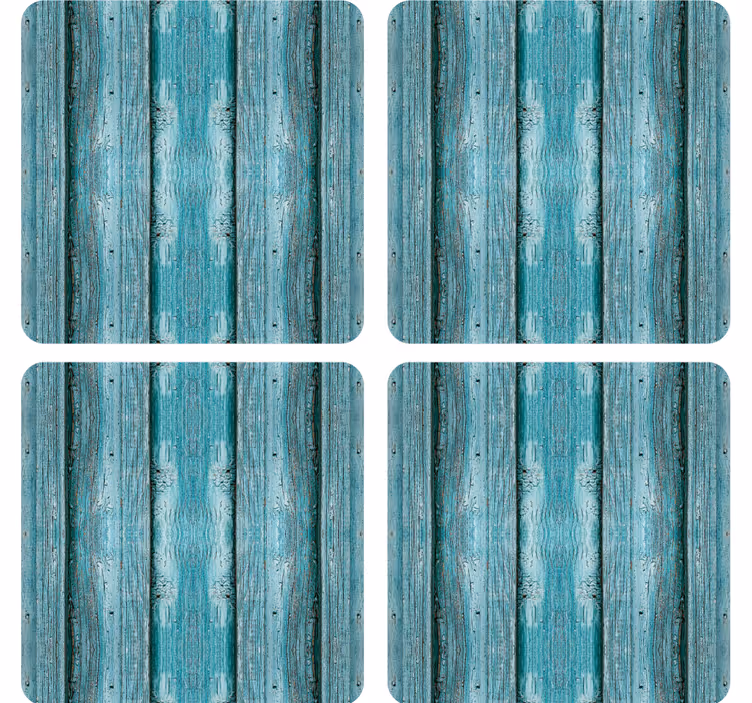 Textured plank surface coaster - TenStickers