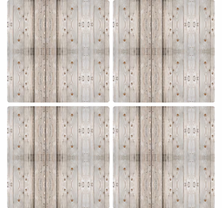 Wood grain texture coaster - TenStickers