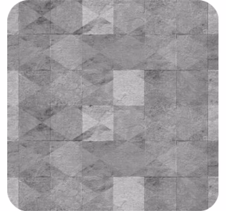 Coaster with square patterned surface - TenStickers