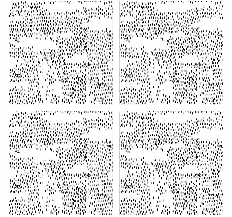 Abstract black pattern coaster - TenStickers