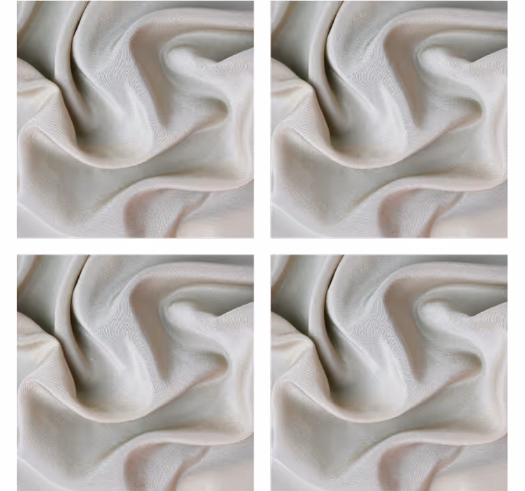 Coaster with elegant soft fabric texture - TenStickers
